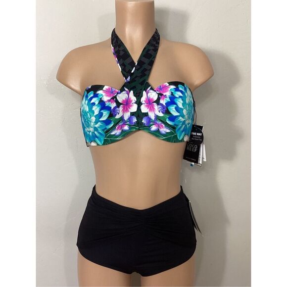 New. Coco Reef 5-way black bikini top. 36/38C - Picture 15 of 15